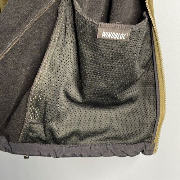 Mens XL EMS Full Zip Vest Olive Green Polartec - Picture 5 of 10